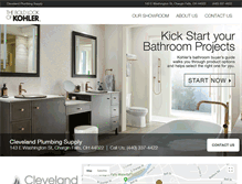 Tablet Screenshot of clevelandplumbingsupplycharginfalls.com